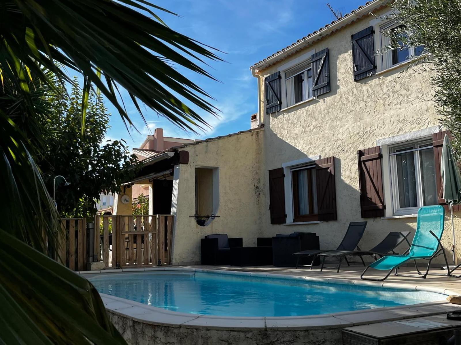 Maison Proche De Hyeres Avec Piscine Privee, Terrasse Et Jardin La Farlède Esterno foto